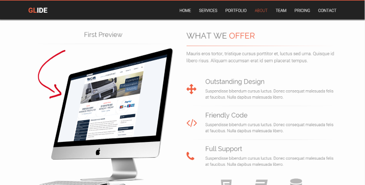 Glide - MultiPurpose HTML Bootstrap Template