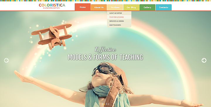 Kindergarten bootstrap responsive template