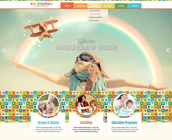 Kindergarten bootstrap responsive theme Kindergarten bootstrap responsive theme