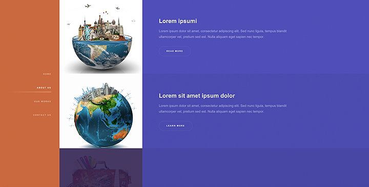 Pure Portfolio Free bootstrap website template