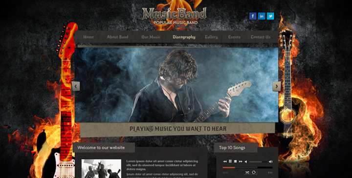Hardrock free bootstrap template