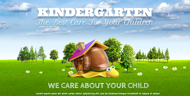 Joomla Kindergarten theme