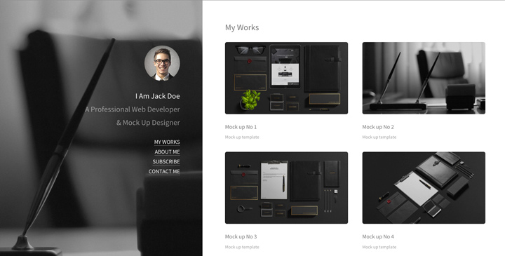 Personal Blog Free HTML5 theme