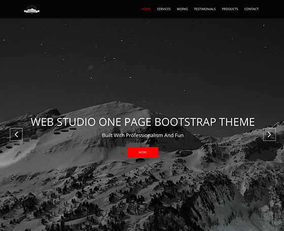 Web Studio - Free bootstrap template