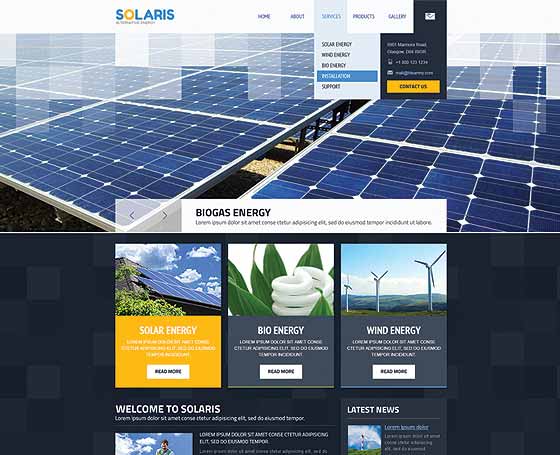 Alternative energy wordpress theme Alternative energy wordpress theme