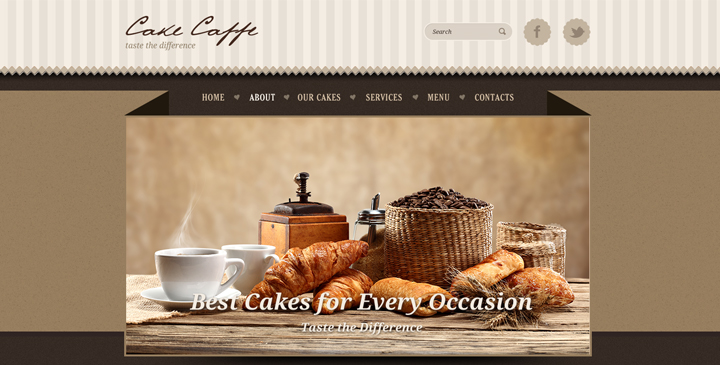 cake shop template