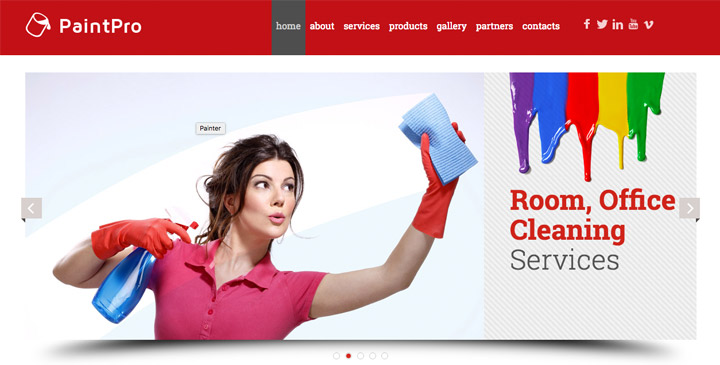 cleaning service WordPress theme