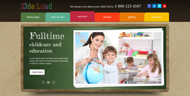 Kindergarten template