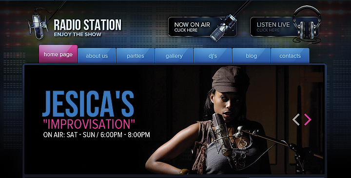 DJ Radio station wordpress