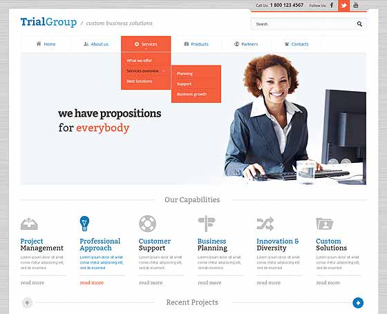 Business template