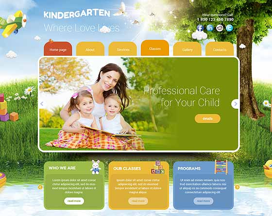 Preschool theme