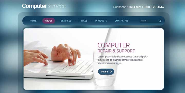 Computer Service bootstrap theme