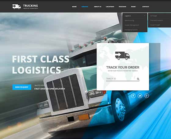Transportation bootstrap template