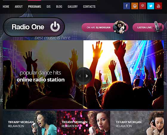 Radio Station Wordpress Theme