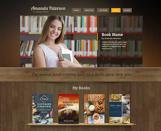 Writer bootstrap template