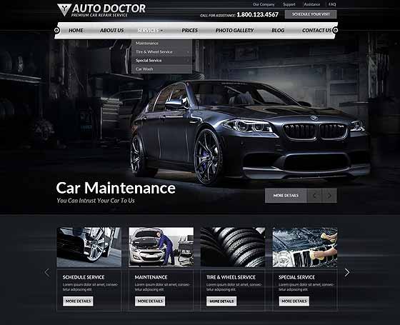Car Repair Wordpress Theme
