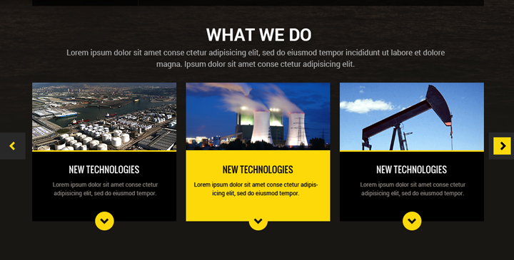 oil and gas template