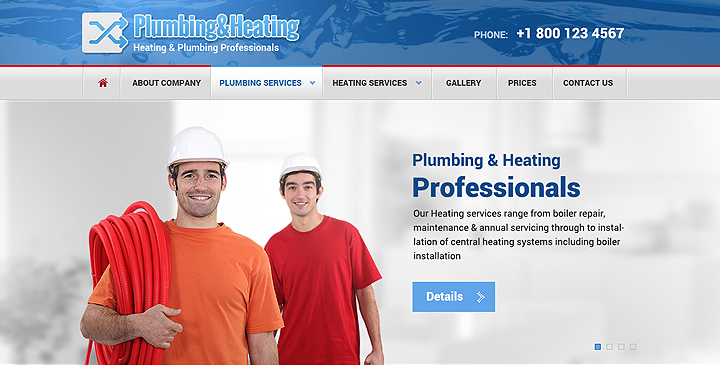 plumber website template