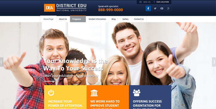 wordpress college theme