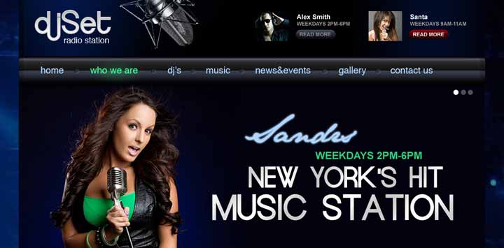 joomla radio template